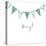 Hooray Bunting-Elizabeth Rider-Stretched Canvas