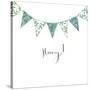 Hooray Bunting-Elizabeth Rider-Stretched Canvas