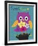 Hoot Hoo-Lesley Grainger-Framed Giclee Print