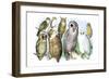 Hoot of Owls-Theodore Jasper-Framed Premium Giclee Print