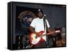 Hootie and the Blowfish at the Kickoff for the 1998 Goodwill Games at Rockefeller Center-Dave Allocca-Framed Stretched Canvas