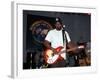 Hootie and the Blowfish at the Kickoff for the 1998 Goodwill Games at Rockefeller Center-Dave Allocca-Framed Premium Photographic Print