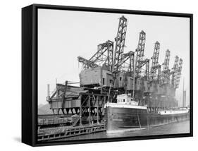 Hoover and Mason Clam Shell Hoists, Cleveland, Ohio-null-Framed Stretched Canvas