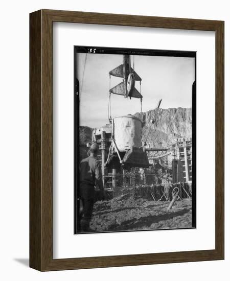 Hoover Dam Construction-Dick Whittington Studio-Framed Photographic Print