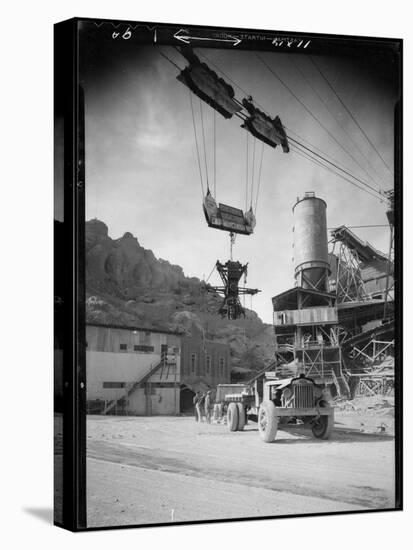 Hoover Dam Construction-Dick Whittington Studio-Stretched Canvas