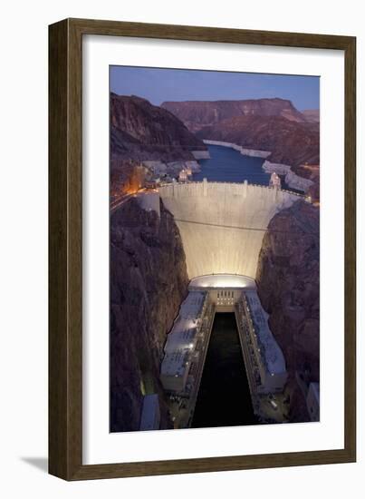 Hoover Dam, near Boulder City and Las Vegas, Nevada-Joseph Sohm-Framed Photographic Print