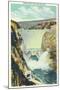 Hoover Dam, Nevada, Panoramic View of the Downstream Face of the Dam-Lantern Press-Mounted Art Print