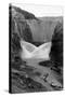 Hoover Dam, Nevada, View of the Dam Releasing Water-Lantern Press-Stretched Canvas