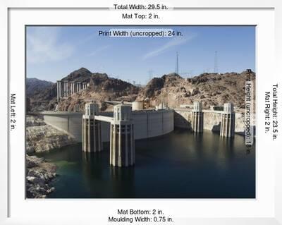 Hoover Dam on the Colorado River Forming the Border Between Arizona and  Nevada, USA' Photographic Print - Robert Harding | AllPosters.com