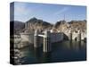 Hoover Dam on the Colorado River Forming the Border Between Arizona and Nevada, USA-Robert Harding-Stretched Canvas
