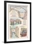 Hoover Dam - Technical Poster-Lantern Press-Framed Art Print