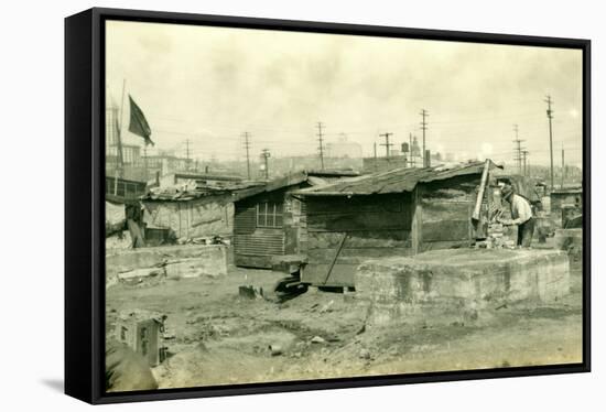 Hooverville in 1931-June Hayward Fifield-Framed Stretched Canvas