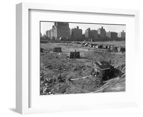 Hooverville in Central Park 1933-null-Framed Photographic Print