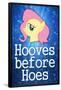 Hooves Before Hoes Brony Poster-null-Framed Poster