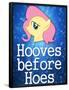 Hooves Before Hoes Brony-null-Framed Poster