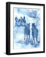 Hooves Of Thunder-Beverly Dyer-Framed Art Print