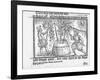 Hop Cultivation, from 'Vade Mecum, a Perfite Platform of a Hoppe Garden' by Reynolde Scot, 1576-English-Framed Giclee Print
