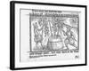 Hop Cultivation, from 'Vade Mecum, a Perfite Platform of a Hoppe Garden' by Reynolde Scot, 1576-English-Framed Giclee Print