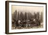 Hop Fields Near Olympia (ca. 1889)-null-Framed Giclee Print