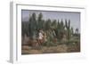 Hop Garden, 1858-Thomas Webster-Framed Giclee Print