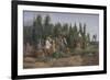 Hop Garden, 1858-Thomas Webster-Framed Giclee Print