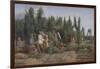 Hop Garden, 1858-Thomas Webster-Framed Giclee Print