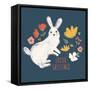 Hop Into Spring I-Leah York-Framed Stretched Canvas