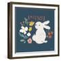 Hop Into Spring IV-Leah York-Framed Art Print