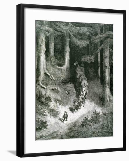 Hop O' My Thumb by Charles Perrault-null-Framed Giclee Print