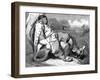 Hop o' my Thumb, engraving by Gustave Doré-Gustave Dore-Framed Giclee Print