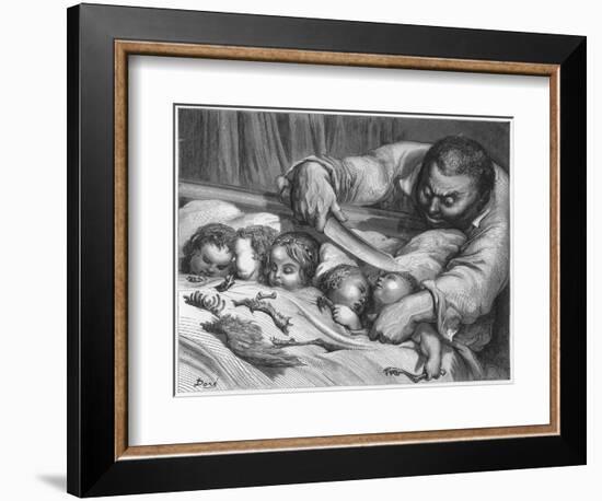 Hop O' My Thumb-Gustave Doré-Framed Art Print