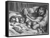 Hop O' My Thumb-Gustave Doré-Framed Stretched Canvas