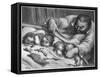 Hop O' My Thumb-Gustave Doré-Framed Stretched Canvas