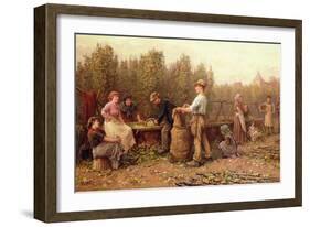 Hop Pickers, Late 19Th or Early 20Th Century-Arthur Verey-Framed Giclee Print