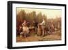 Hop Pickers, Late 19Th or Early 20Th Century-Arthur Verey-Framed Giclee Print