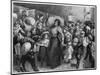 Hop-Pickers Leaving London Bridge at Midnight, 1900-null-Mounted Giclee Print