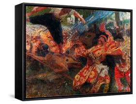 Hopak-Ilya Yefimovich Repin-Framed Stretched Canvas