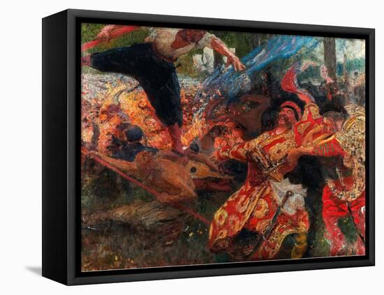 Hopak-Ilya Yefimovich Repin-Framed Stretched Canvas