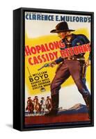 Hopalong Cassidy Returns, 1936-null-Framed Stretched Canvas