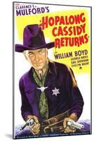 Hopalong Cassidy Returns, 1936-null-Mounted Art Print