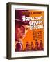 HOPALONG CASSIDY RETURNS, left: William Boyd on window card, 1936-null-Framed Art Print