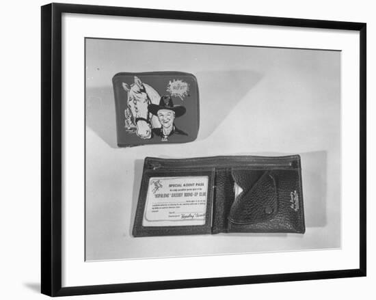 Hopalong Cassidy Wallets-null-Framed Photographic Print