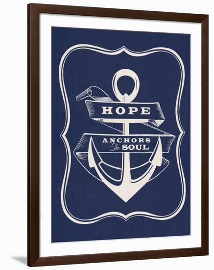 Hope Anchors the Soul-Z Studio-Framed Art Print