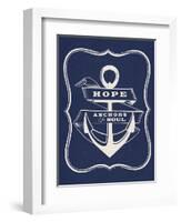 Hope Anchors the Soul-Z Studio-Framed Art Print