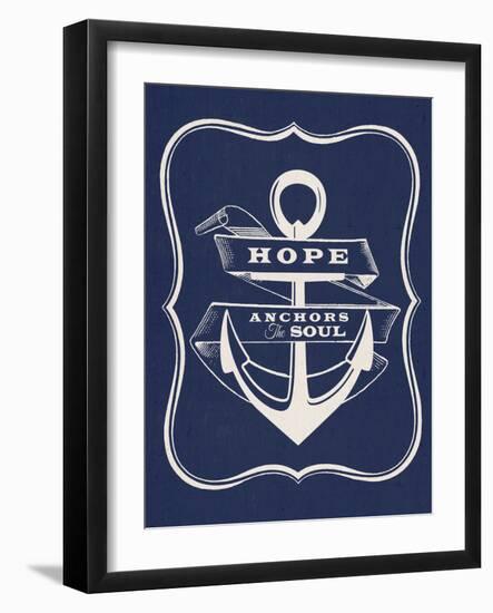 Hope Anchors the Soul-Z Studio-Framed Art Print