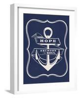 Hope Anchors the Soul-Z Studio-Framed Art Print