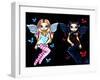 Hope and Despair - Naughty & Nice Fairy Picture-Jasmine Becket-Griffith-Framed Art Print