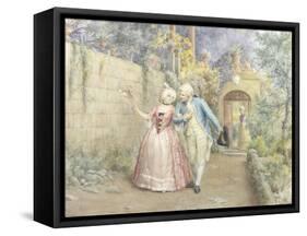Hope and Memories-Jennie Augusta Brownscombe-Framed Stretched Canvas