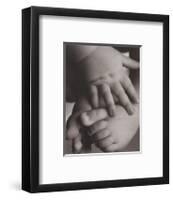 Hope: Baby Hands and Feet-Laura Monahan-Framed Art Print