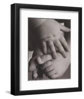 Hope: Baby Hands and Feet-Laura Monahan-Framed Art Print